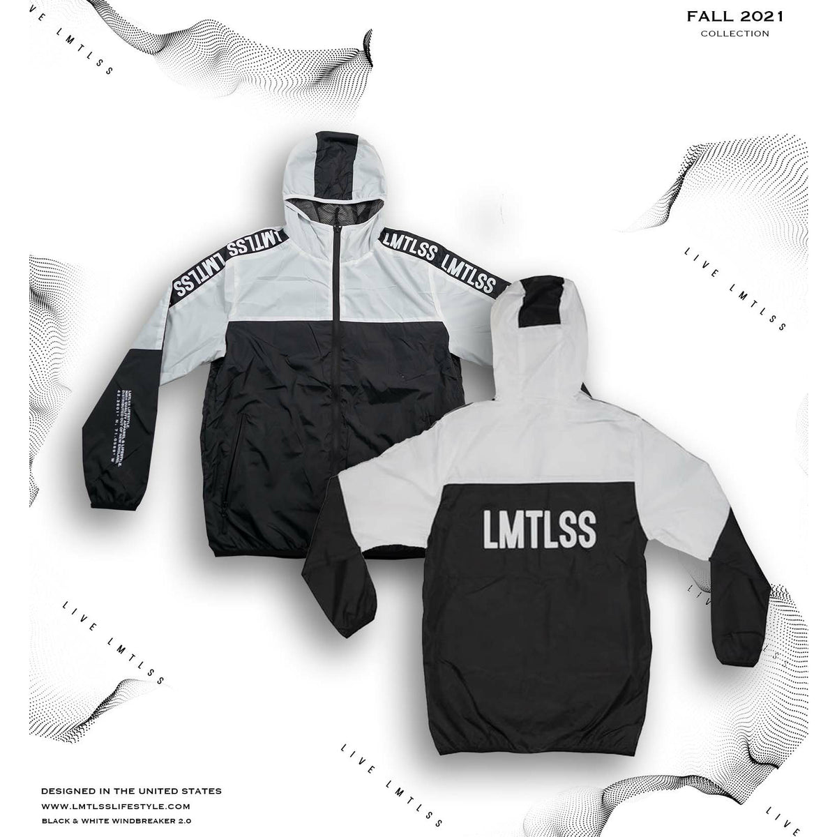Black &amp; White Windbreaker 2.0