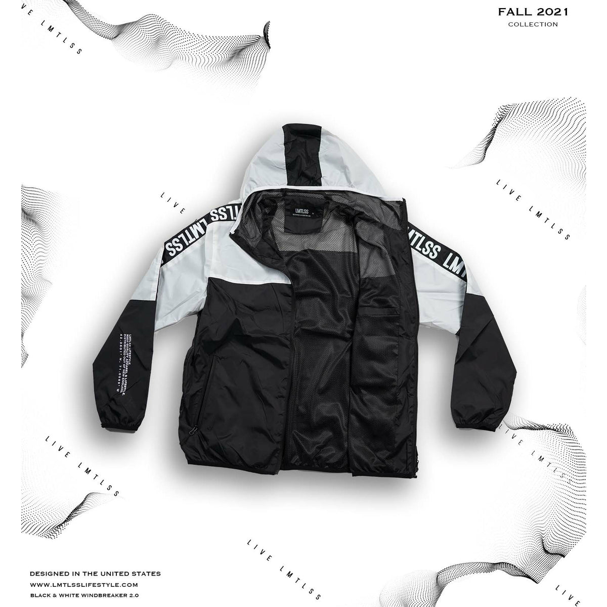 Black &amp; White Windbreaker 2.0