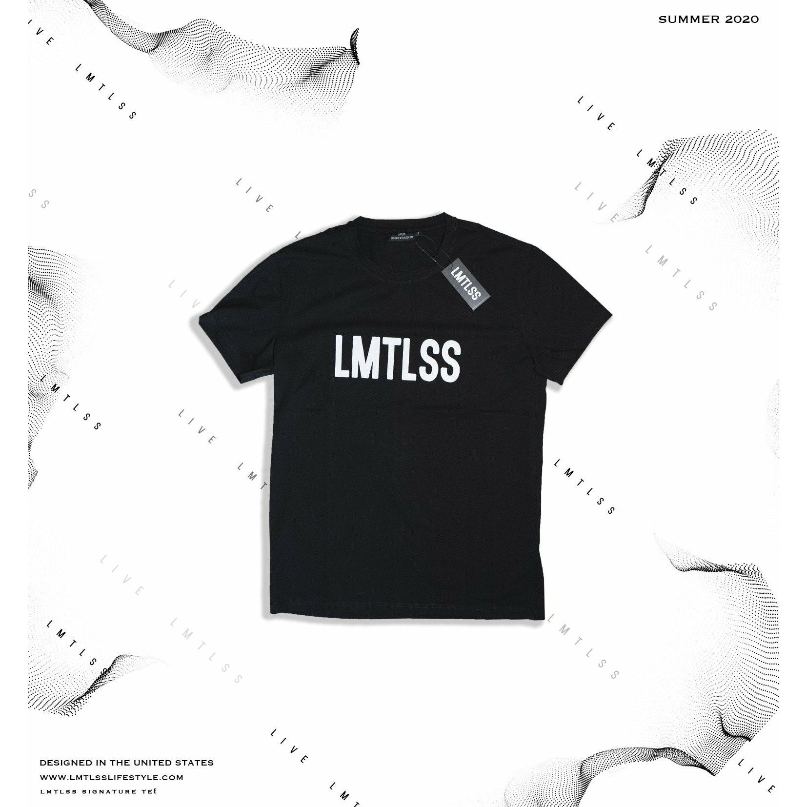 Signature T-Shirt T-Shirts LMTLSSlifestyle Small Black 